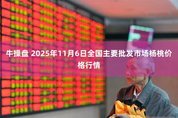 牛操盘 2025年11月6日全国主要批发市场杨桃价格行情