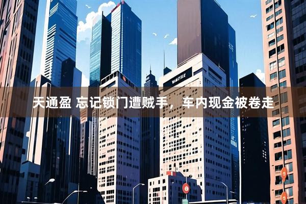 天通盈 忘记锁门遭贼手，车内现金被卷走